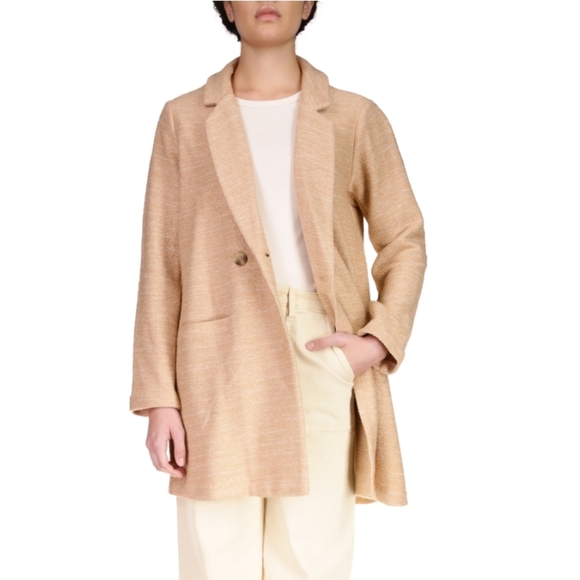 Sanctuary Carleton double breasted Fall coat beige S - Picture 2 of 16